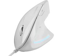 Perixx PERIMICE-513 W Souris ergonomique filaire optique blanc 6 Boutons 1600 dpi