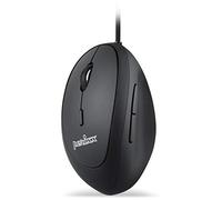 perixx PERIMICE-519L Souris USB Verticale Filaire Portable, Taille Mini pour Ordinateur Portable, Design gaucher
