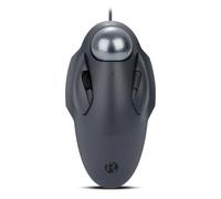 Perixx PERIMICE-522 Souris filaire Trackball avec contrôle index | Grande boule de commande de 4 cm, clic silencieux, boutons programmables