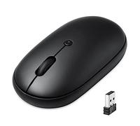 Perixx PERIMICE-610B Petite Souris Portable sans Fil avec récepteur USB 2,4 GHz avec clic Silencieux pour Ordinateur Portable, PC et Mac Noir 11746