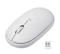 perixx PERIMICE-610W Souris Portable sans Fil - Nano récepteur 2,4 G - Coque supérieure Interchangeable - Clic Silencieux pour Ordinateur Portable, PC et Mac - Blanc (11746-11779)