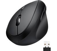 Perixx PERIMICE-619 Souris ergonomique Bluetooth noir 1000 dpi, 1600 dpi, 2400 dpi Touches à frappe silencieuse