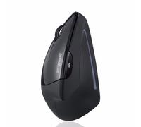 Perixx PERIMICE-713 L, souris ergonomique, pour gauchers, verticale, noire