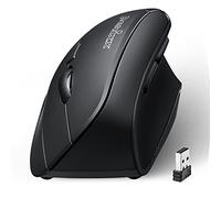 Perixx PERIMICE-715II Souris Ergonomique Verticale Sans Fil pour Droitiers - Prévention du Syndrome RSI