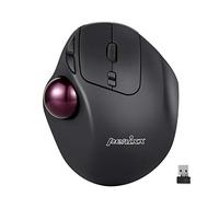 Perixx PERIMICE-717 D Trackball radio laser noir 7 Boutons 2000 dpi ergonomique, trackball intégré