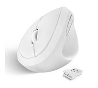 Perixx PERIMICE-719 Souris Ergonomique - Design Vertical - Extra pour Les Petites Mains et Les déplacements - Parfaite pour l'université et Le Bureau - Blanc