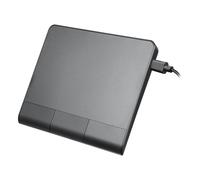 perixx PERIPAD-506 Touchpad USB Slim avec Câble - Touchpad avec Câble Amovible pour Bureau et Ordinateur Portable - Grande Taille 13,5x11,6x1,4 cm - Noir