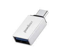Perixx PERIPRO-404 Adaptateur USB C mâle vers USB A Femelle - Spécification USB 3.0 pour Smartphone, Tablette, Ordinateur Portable et Ordinateur de Bureau - Argent (11765)