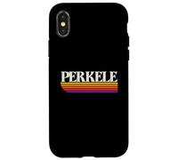 Perkele Finland Retro Graphic - Perkele Suomi Coque pour iPhone X/XS