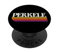 Perkele Finland Retro Graphic - Perkele Suomi PopSockets PopGrip Adhésif