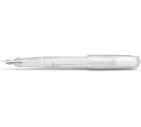Perkeo Stylo-Plume, Pour Cartouches D'Encre, Pour Débutants, Avec Poignée Ergonomique Pour Une Écriture Confortable, Largeur De La Plume : M (Moyenne), Couleur All Clear, 15,5 Cm