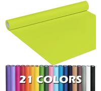 PerkHomy Rouleau de papier kraft vert fluo 44,5 x 2438,4 cm pour emballage cadeau, bouquet, fleur, art, peinture, artisanat, écriture, emballage, expédition 80 g/m², 25 kg (vert fluo, 44,5 x 20,3 m)
