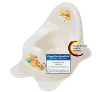 Perl Premium Pots Disney Winnie L'Ourson pour Bébés et Enfants Stable Babytopf avec Fonction Anti-dérapante Perl Blanc avec Unique Grain Individuels Agréable Effet Paillettes
