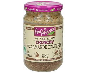 Perl'Amande Purée Crue Crunchy 100% Amande Complète 300 g