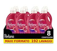 Perlana Renew Colorati Lessive Machine à laver pour tous les vêtements colorés, ravive les couleurs et renouvelle les fibres, pack unique de 24 lavages