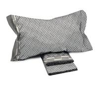 PERLARARA Basic Line Parure de lit en flanelle simple 150 x 280 cm - Parure de lit en coton pur pour nuits confortables, douces et chaudes en hiver - Jona C372