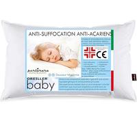 PERLARARA - Oreiller Enfant 40 x 60 en Coton, Coussin pour lit bébé hypoallergénique, Lavable