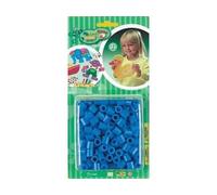 Perle à repasser 300 perles bleue taille maxi - pour hama - set loisir créatif + carte tigre