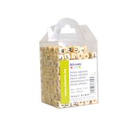 Perle Bois Alphabet 8mm 312 Pièces