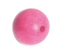 Perle bois boule rosée diam.30mm. env.50u. 4,30mm.