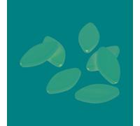 Perle Bois Lucy Pétale 15x30mm 7 Pièces