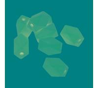 Perle Bois Lucy Polygone 10,6x15,8mm 8 Pièces