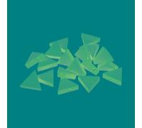 20 PERLES TRIANGLES BOIS - 17X19X4.7 MM - BIJOUX