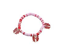 Perlé Bracelet Bracelets Bracelet Anneaux exclusivité de l'année du bracelet en perles de jade blanc naturel couleur fleur de cerisier, frais et élégant pour femme. Avec En Bracelet Bijoux (A, 20.00)