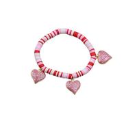 Perlé Bracelet Bracelets Bracelet Anneaux exclusivité de l'année du bracelet en perles de jade blanc naturel couleur fleur de cerisier, frais et élégant pour femme. Avec En Bracelet Bijoux (E, 20.00)