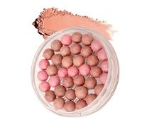 Perle bronzante - Perle bronzante lumineuse, transport pratique | Fournitures de beauté faciale à construire à haute teneur en pigments avec miroir incassable intégré, perles blush pour les tons