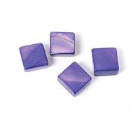 Perle coquille de perle mère carré brillant bleu marine 30x30mm. 250gr. env.37u. 1,20mm. Env.