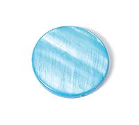 Perle coquille de perle mère disque brillant turquoise diam.8mm. 250gr. env.750u. 0,85mm. Env.