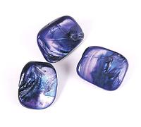 Perle coquille de perle mère perle irrégulière brillant bleu marine 12x10mm. 250gr. env.167u. 1,15mm. Env.