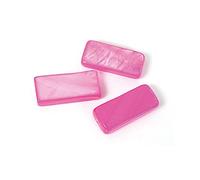 Perle coquille de perle mère rectangle brillant fucshia 16x7mm. 250gr. env.313u. 1,00mm. Env.