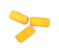 Perle coquille de perle mère rectangle brillant pêche 16x7mm. 250gr. env.313u. 1,00mm. Env.