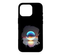 Perle dans Le Sable et Supernova dans Une sphère de Verre Coque pour iPhone 16 Pro