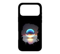 Perle dans Le Sable et Supernova dans Une sphère de Verre Coque pour iPhone 17 Pro Max