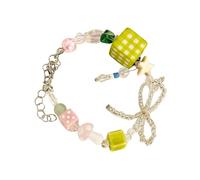 Perle de bonbon vibrante avec nœud - Accessoire pour adolescents et enfants à la recherche de mode et d'individualité - Fait à la main