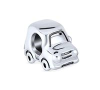 Perle De Charme Voiture Suv Jeep Soccer Mom Pour Femme Mère Épouse En Argent Sterling Oxydé .925 S'Adapte Au Bracelet Européen