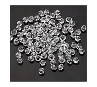 Perle de cristal à facettes en verre noir 2/3/4/5/6/8/10 mm for l'artisanat, la fabrication bijoux, les breloques, accessoires, travaux d'aiguille(White,6mm 45pcs)