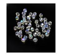 Perle de cristal à facettes en verre noir 2/3/4/5/6/8/10 mm for l'artisanat, la fabrication bijoux, les breloques, accessoires, travaux d'aiguille(Imported color,2mm 540pcs)