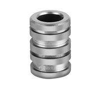 Perle de lanière de Couteau en Titane, Pendentif extérieur pour Cordon de Parachute, Perle de paracorde (Grand) (Couleur Titane) Accessoires pour Outils d'alpinisme