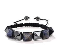 perlé de Pierres Naturelles pour Femmes Bracelets de Chakra Lave Rock Chakras Cristal for Women Cadeau