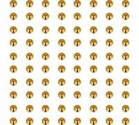 Perle De Pluie Demi-Perles Dorées Autocollantes 80 Pièces