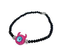 Perle de riz noire exquise de haute qualité pour petite amie, bijou tendance réglable, Standard, Pas de gemme
