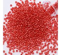 Perle De Rocaille Intérieure De Couleur Argent 2mm,Perles Artisanales En Verre,Bracelets,Collier,Anneau,Fabrication De Graine Pour Artisanat D'art - Type [Pz918]-2mm 1200pcs-Bottle
