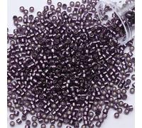 Perle De Rocaille Intérieure De Couleur Argent 2mm,Perles Artisanales En Verre,Bracelets,Collier,Anneau,Fabrication De Graine Pour Artisanat D'art - Type [Pz917]-2mm 1200pcs-Bottle