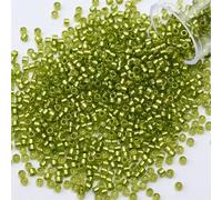 Perle De Rocaille Intérieure De Couleur Argent 2mm,Perles Artisanales En Verre,Bracelets,Collier,Anneau,Fabrication De Graine Pour Artisanat D'art - Type [Pz905]-2mm 1200pcs-Bottle