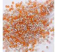 Perle De Rocaille Intérieure De Couleur Argent 2mm,Perles Artisanales En Verre,Bracelets,Collier,Anneau,Fabrication De Graine Pour Artisanat D'art - Type [Pz924]-2mm 1200pcs-Bottle