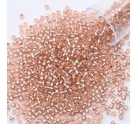 Perle De Rocaille Intérieure De Couleur Argent 2mm,Perles Artisanales En Verre,Bracelets,Collier,Anneau,Fabrication De Graine Pour Artisanat D'art - Type [Pz906]-2mm 1200pcs-Bottle